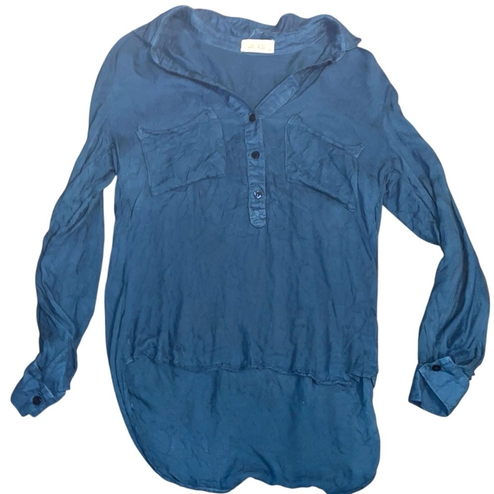 Bella Dahl Navy Button-Down Shirt